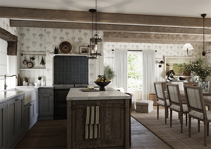 Melrose (Blackout), Soft White - Made to Measure Curtains - Image 7